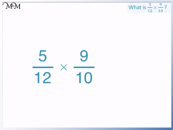Multiplying Fractions By Simplifying First Maths With Mum